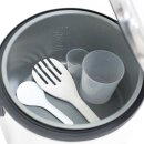 Gastro Reiskocher 6 Liter - Warmhaltefunktion, inkl. Messbecher & Löffel