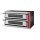 Ggf Pizzaofen Mit Zwei Kammern, Aus Pulverbeschichtetem Stahl, 18 Kw, 1370 X 850 X 750 Mm
