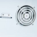 Stalgast Kühlschrank mit 620 Liter - selbstschließende, abschließbare Glastür, weiß