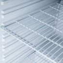 Stalgast Kühlschrank mit 620 Liter - selbstschließende, abschließbare Glastür, weiß
