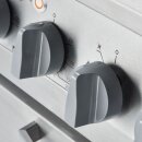 Gasherd Eco 4 Brenner Mit Elektro-Heißluftofen (600 X 400 Mm / Gn 1/1) Serie 700 Nd - G20, 4-Brenner (2X3,5 + 2X5 Kw)