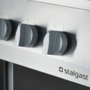 Gasherd Eco 6 Brenner Mit Elektro-Heißluftofen (600 X 400 Mm / Gn 1/1) Serie 700 Nd - G20, 6-Brenner (3X3,5 + 3X5 Kw)