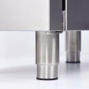 Gas-Griddleplatte, Verchromt Als Tischgerät, Serie 700 Nd - Gerillt 400X700X250 Mm (Bxtxh)