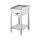 Elektro-Griddleplatte Als Standgerät - Gerillt, Unterbau Offen, 400 X 700 X 850 Mm (Bxtxh)