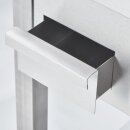 Elektro-Griddleplatte Als Standgerät - Glatt, Unterbau Offen, 800 X 700 X 850 Mm (Bxtxh)