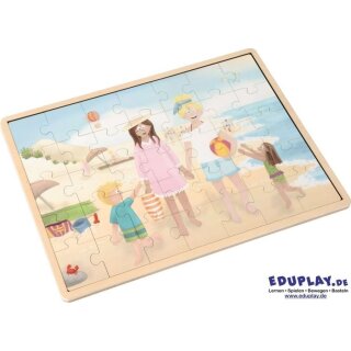 Puzzle Strand Sie Und Sie Familie