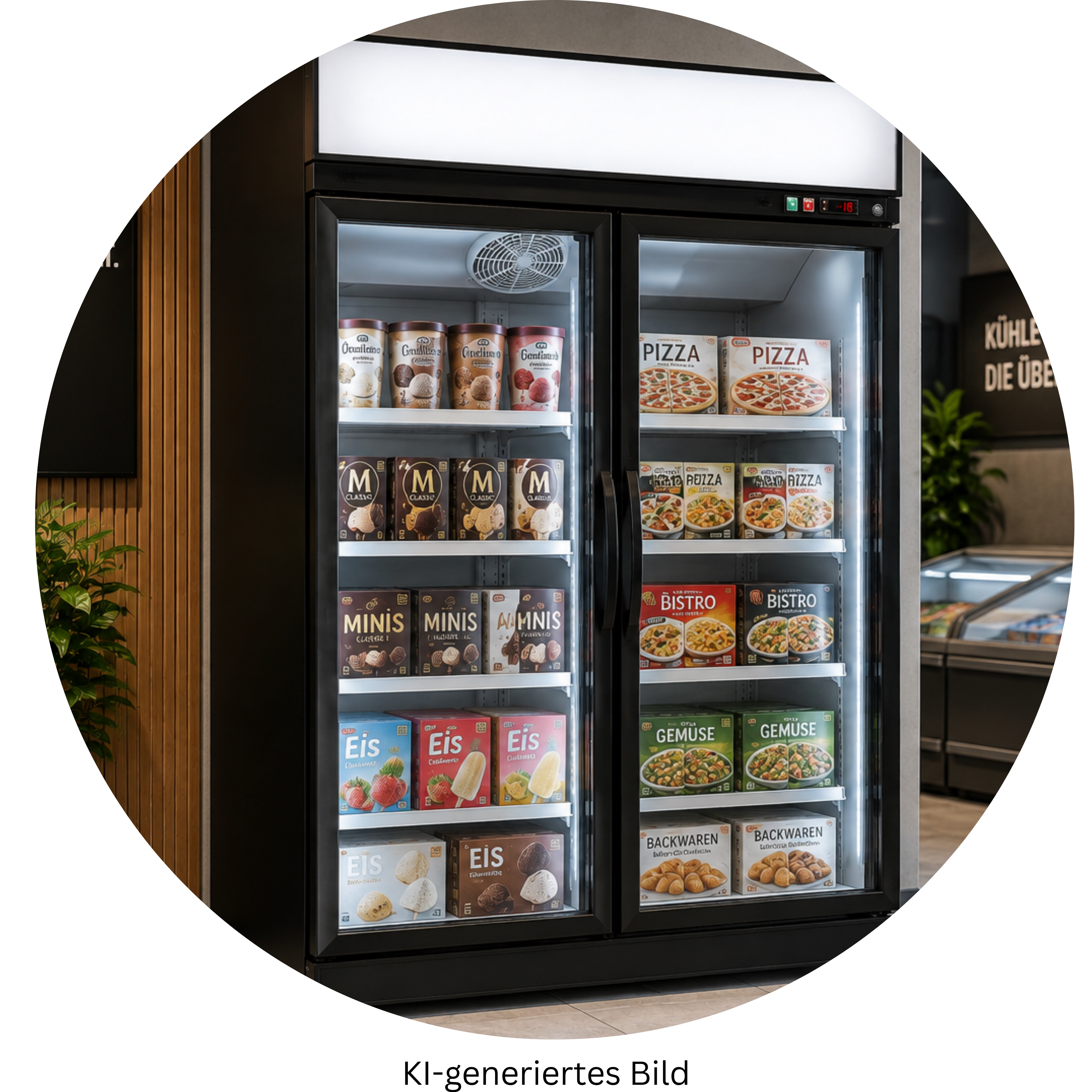 Tiefkühlschrank mit Glastür ❄ Gastro-Shop-24