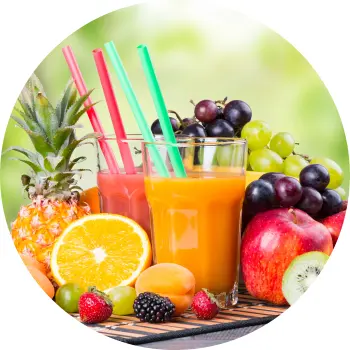 Leckerer Saft aus Obst